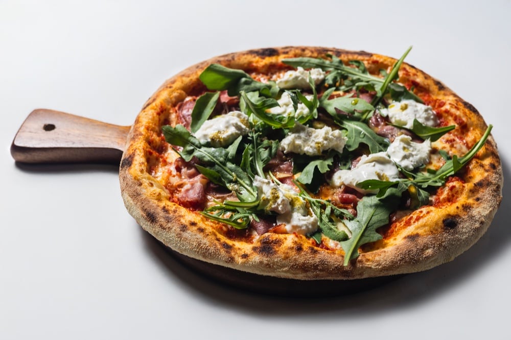 Pastrami & burrata (L)