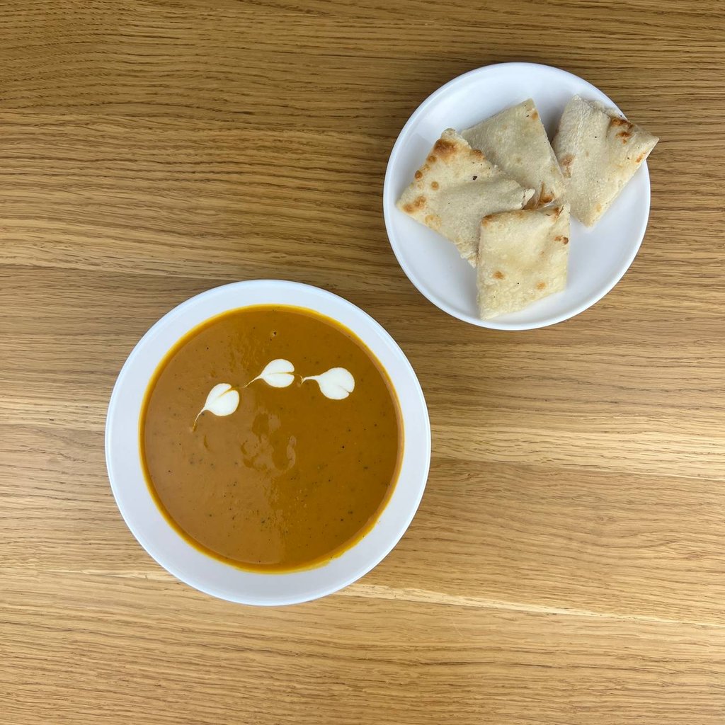 Крем суп з сочевиці 