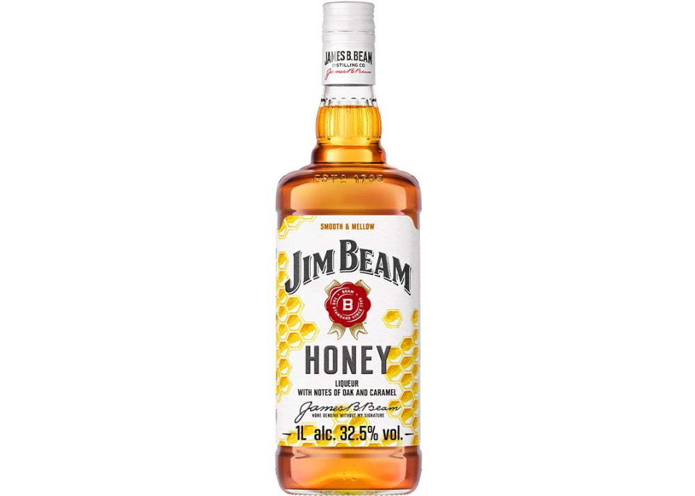Бурбон JimBeam Honey, 50 мл.