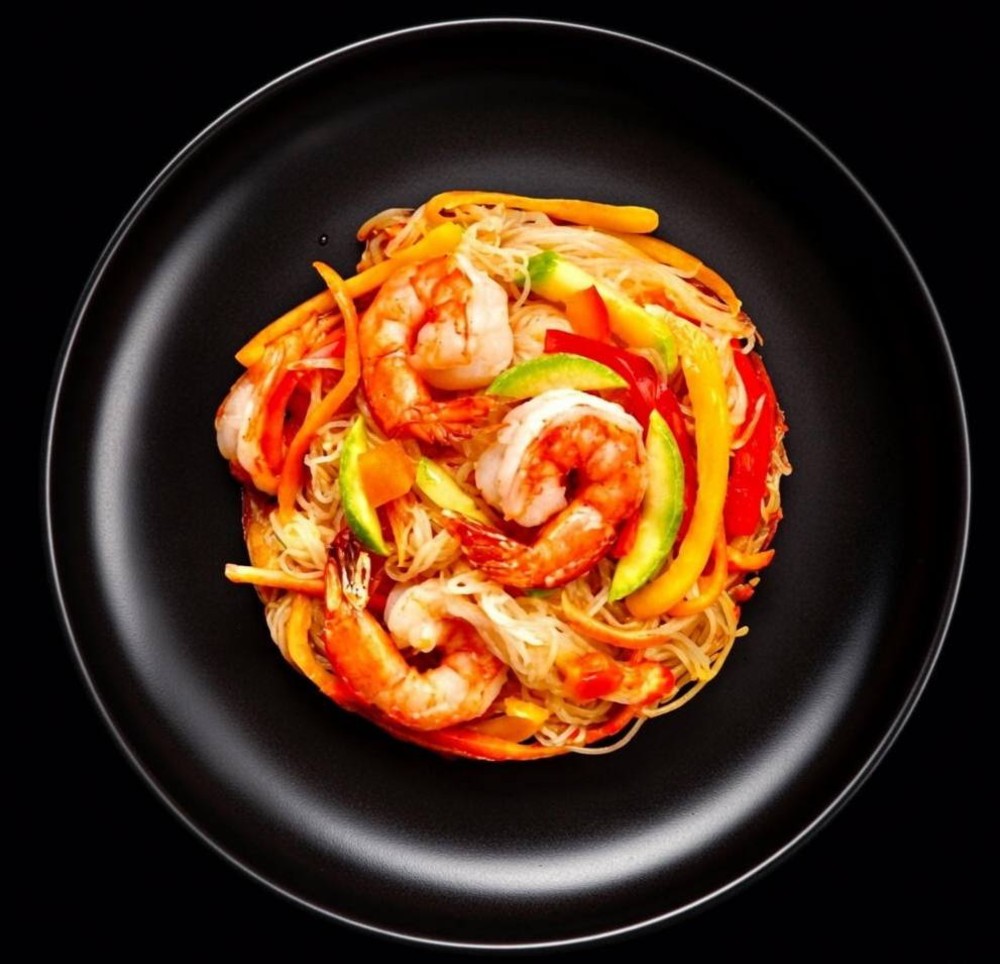 Фунчоза з креветкою