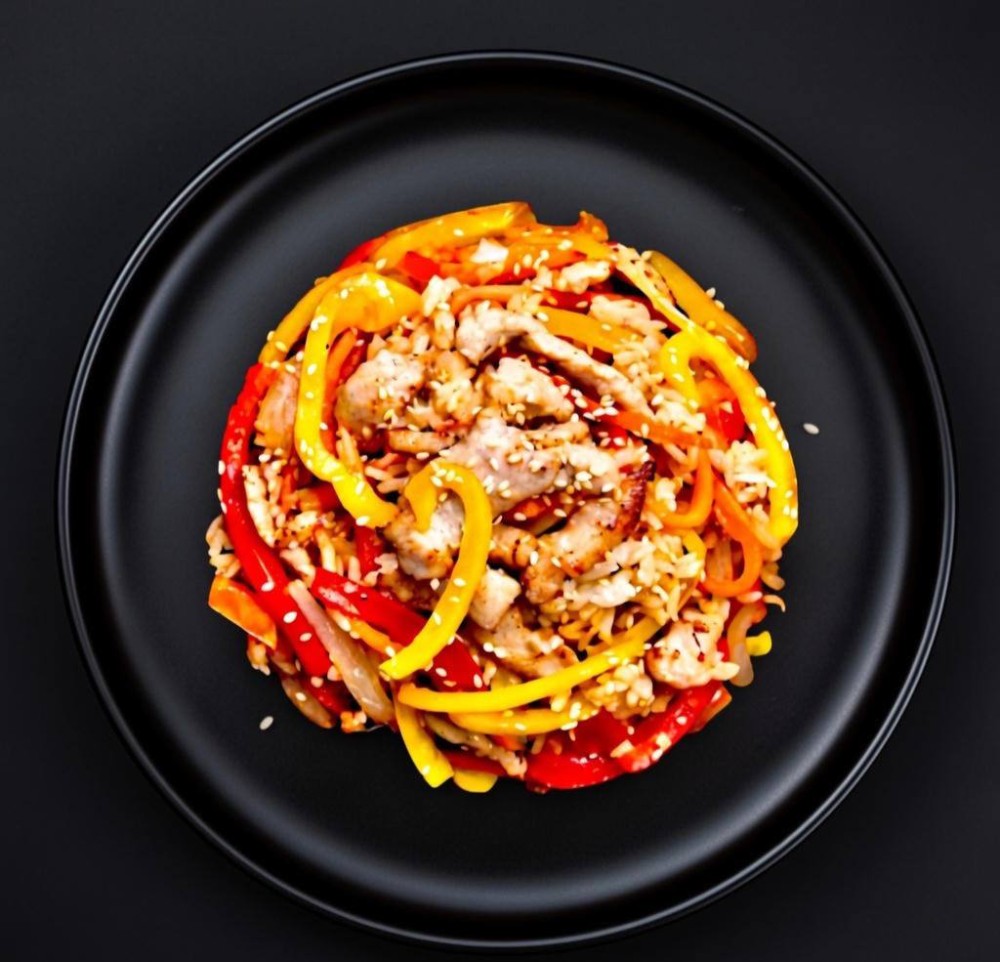 Тяхан з куркою