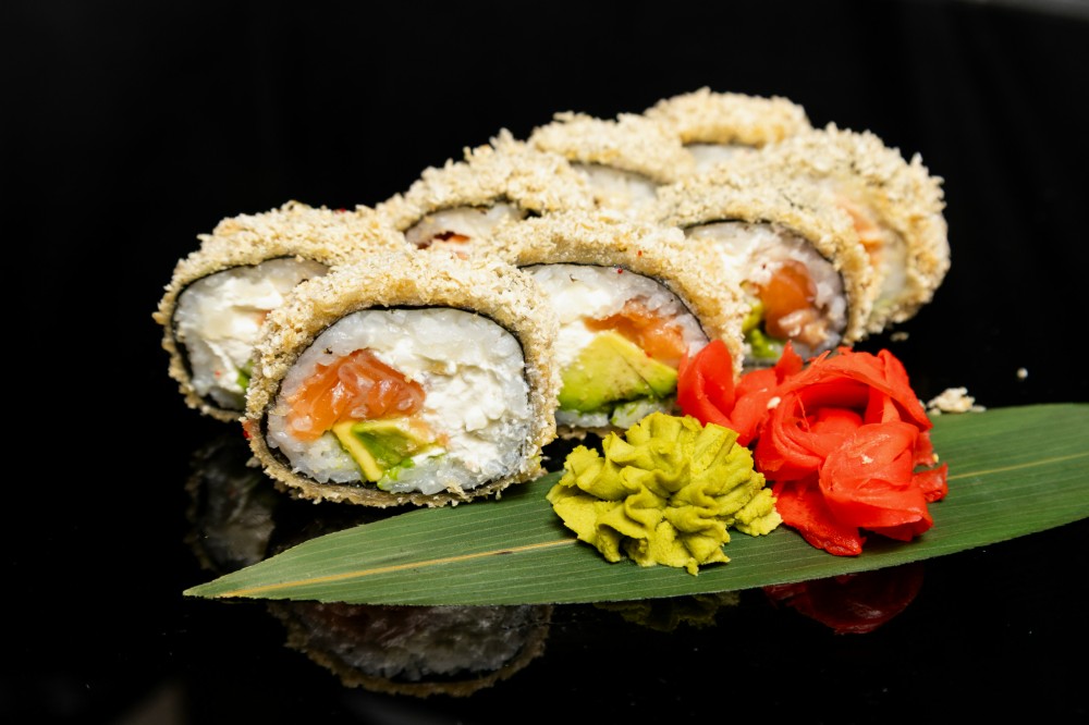 Темпура з лососем