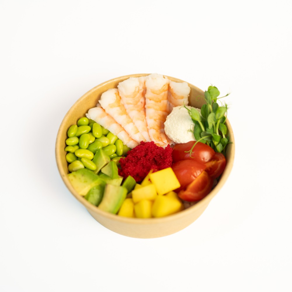 Боул з тигровою креветкою