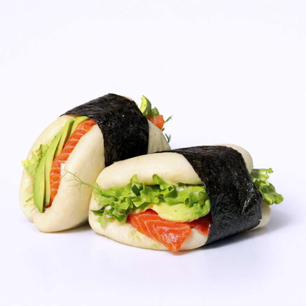 Бао з лососем