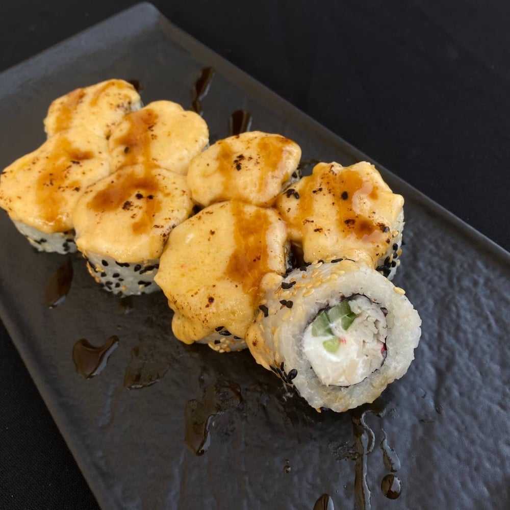 Запечений рол з крабом