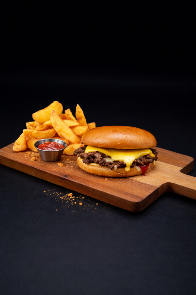 Double cheese smash burger МЕНЮ
