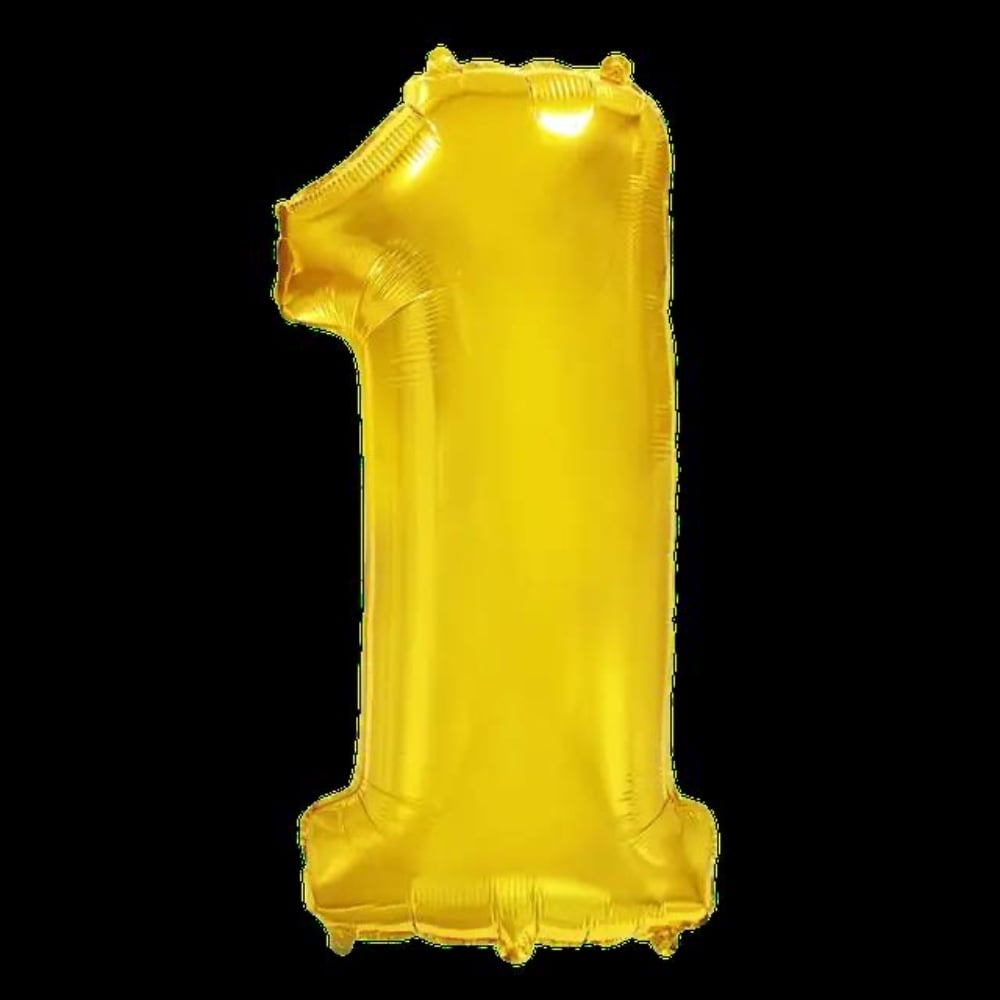 Цифра "1" Flexmetal 40" (102см) Золото
