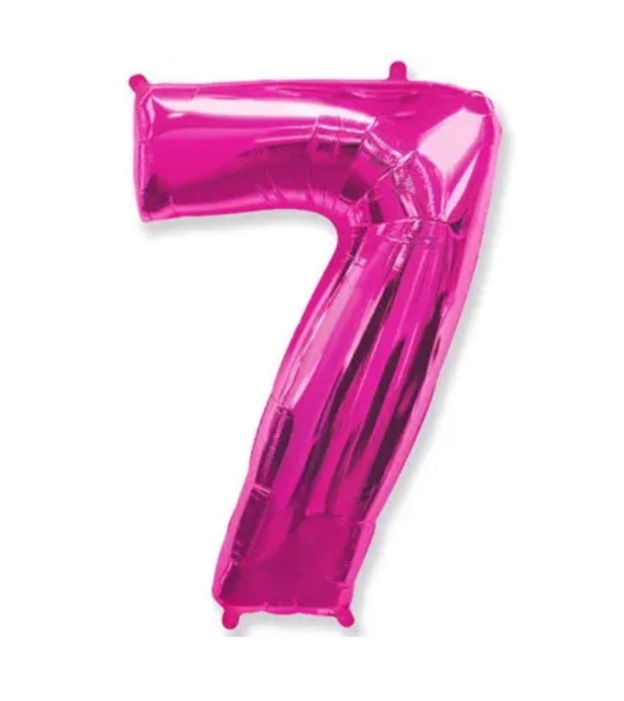 Цифра "7" Flexmetal 40" (102см) Фуксія