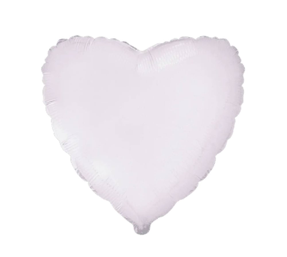 Серце Flexmetal Пастель Біле 18"