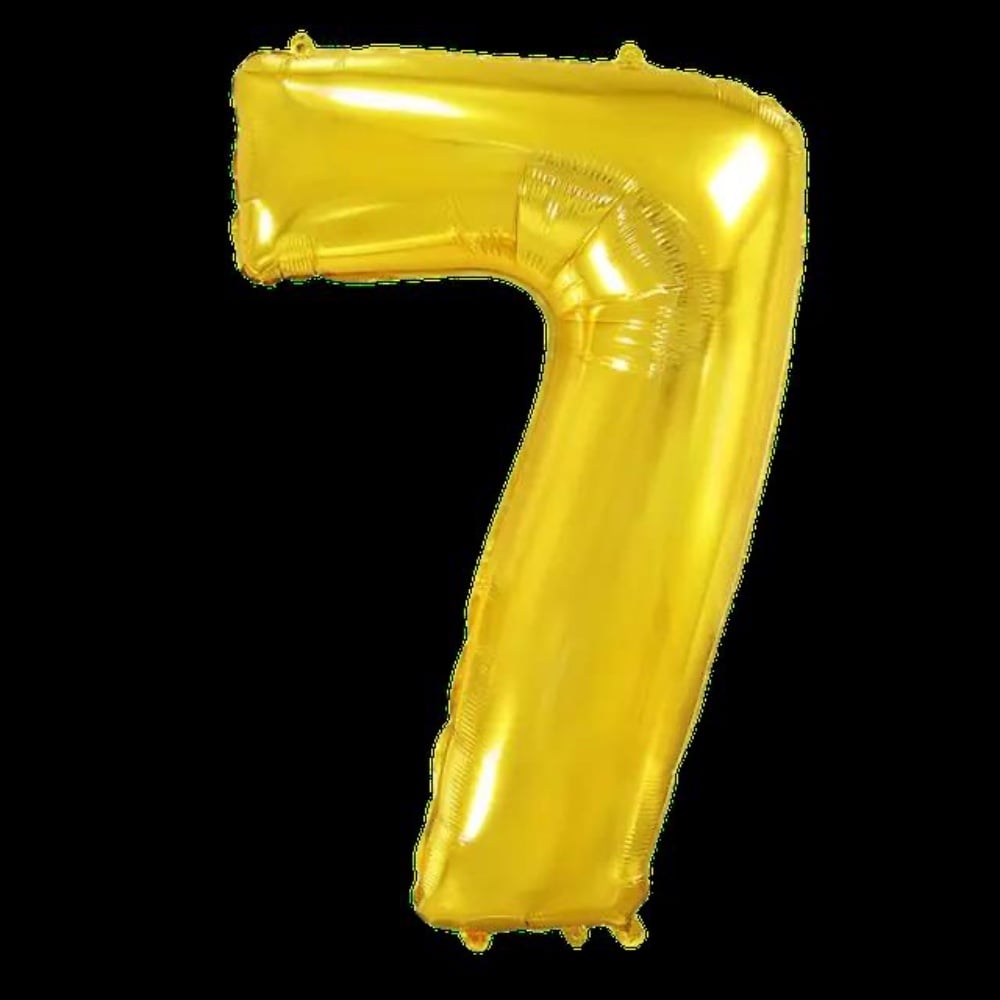 Цифра "7" Flexmetal 40" (102см) Золото