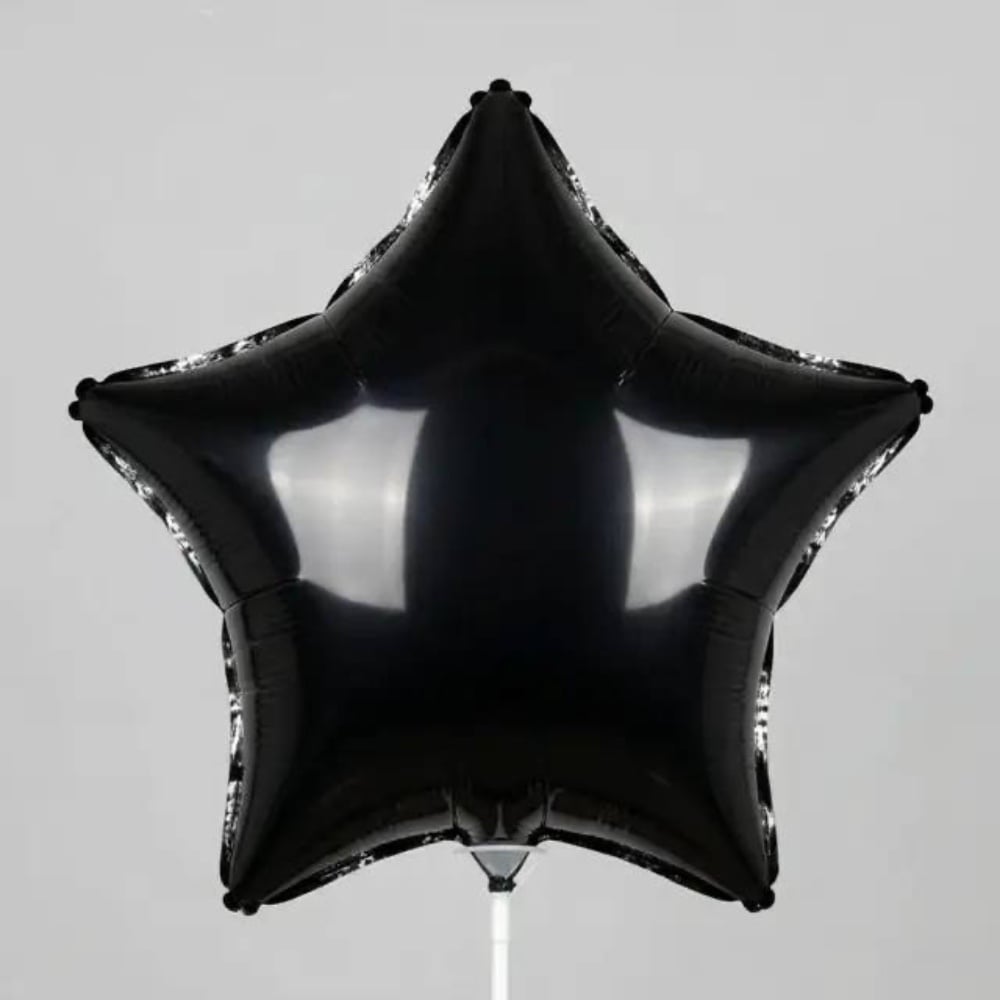 Зірка Flexmetal 18" Пастель Чорна