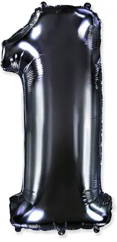 Цифра "1"Flexmetal 40" (102см) Чорна