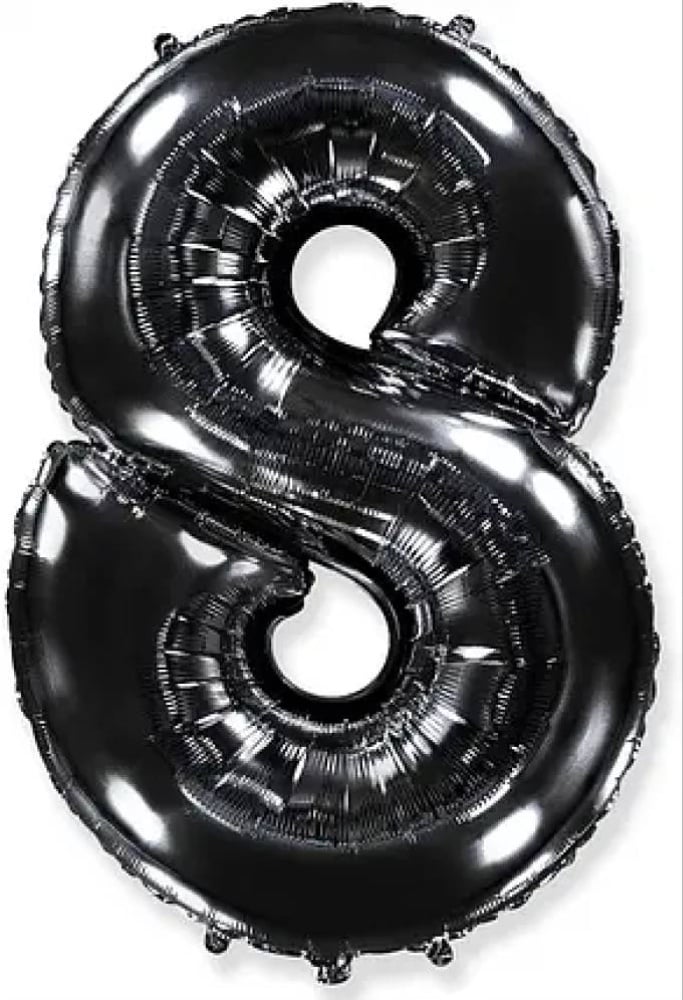 Цифра "8" Flexmetal 40' (102см) Чорна
