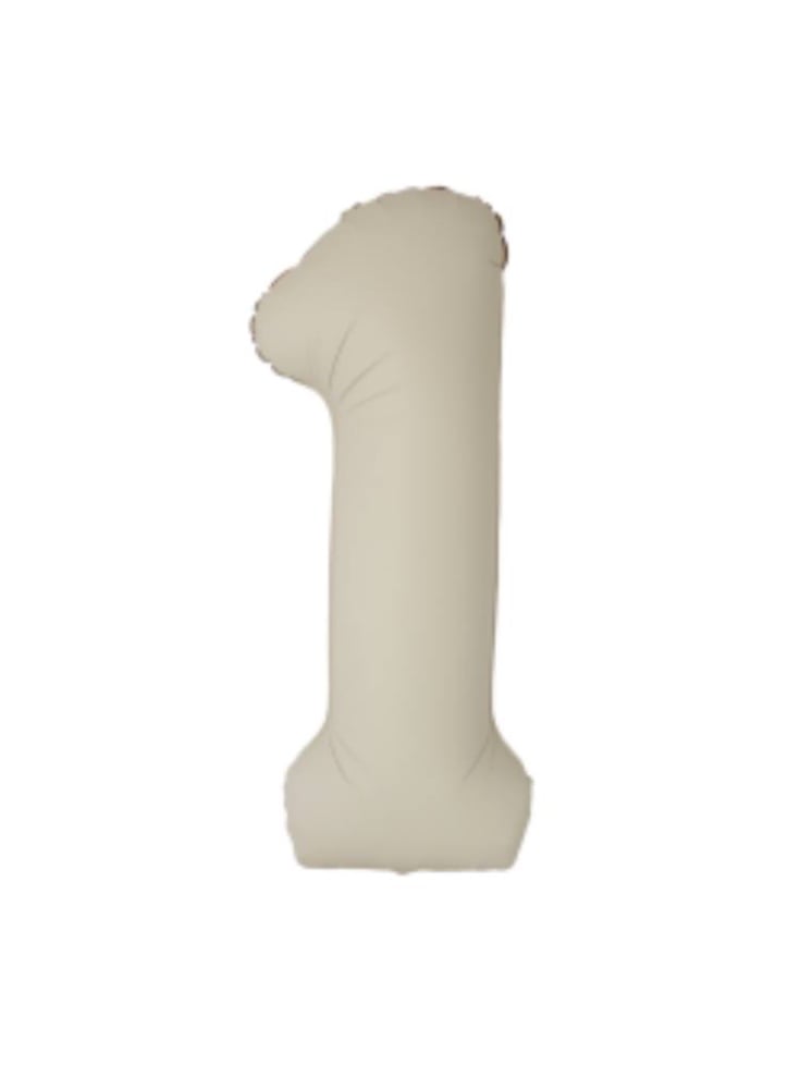 Цифра "1" Flexmetal 40" (102см) Сатин Кремова