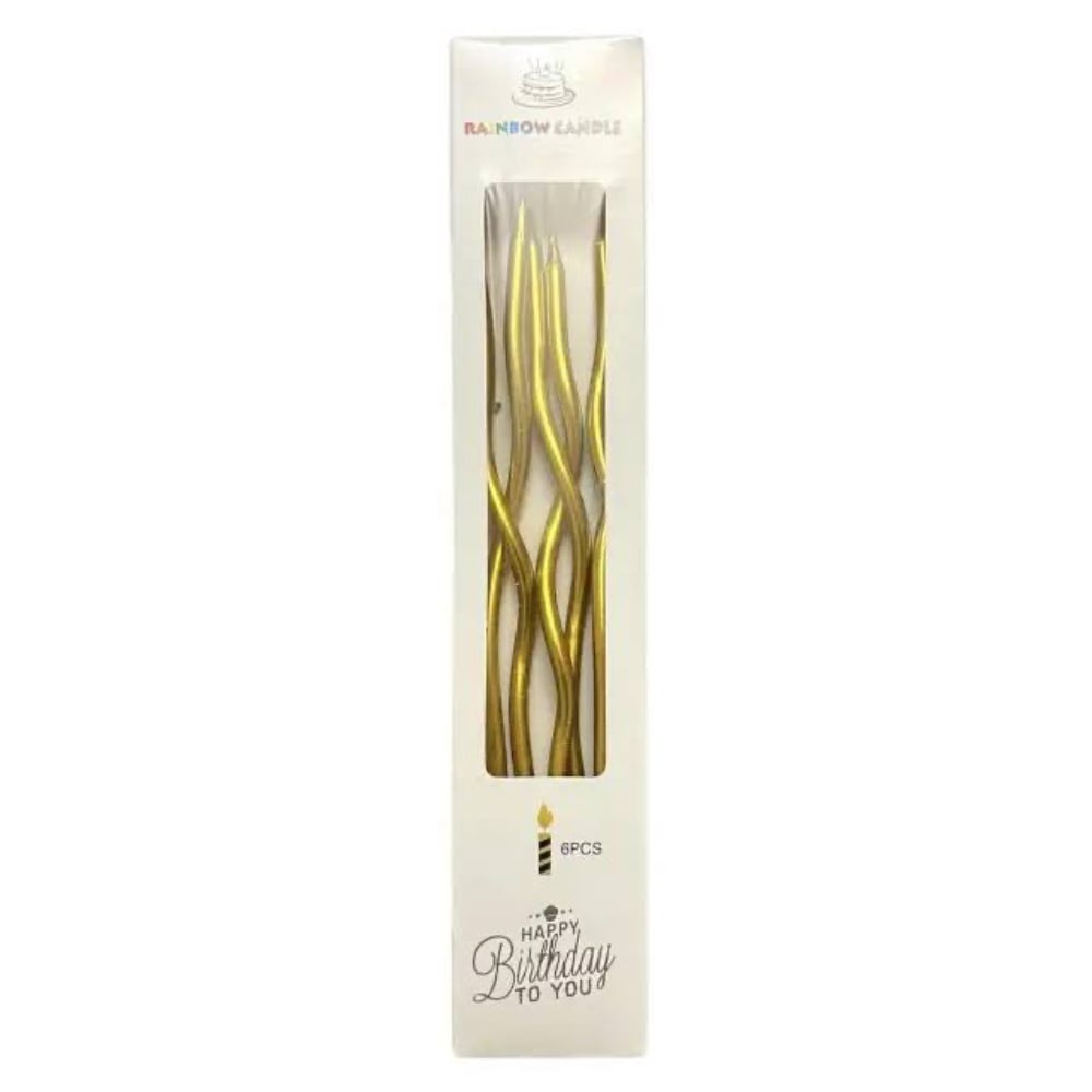 Свічки котельні набір (6 шт) срібло, золото