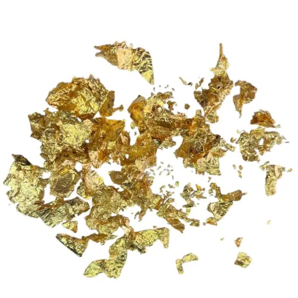 Поталь у пластівцях золото