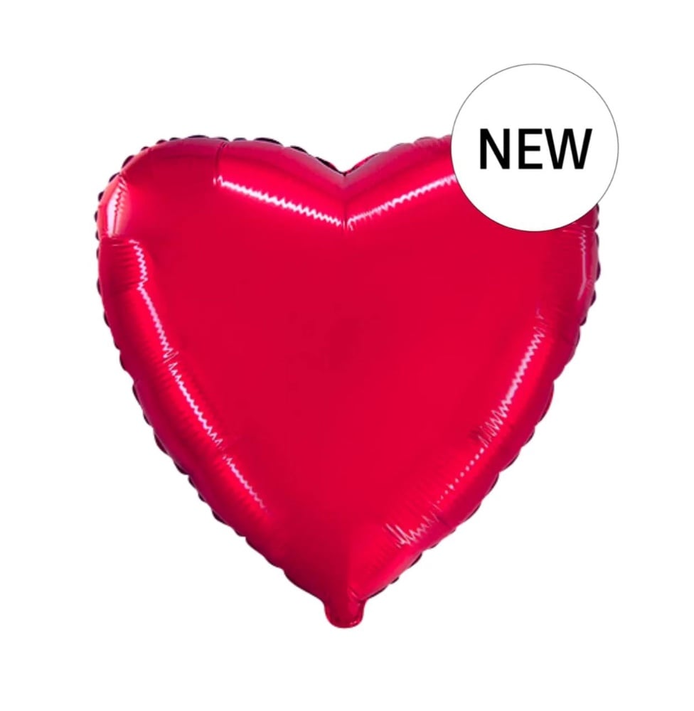 Серце Flexmetal Металік Червоне 32"