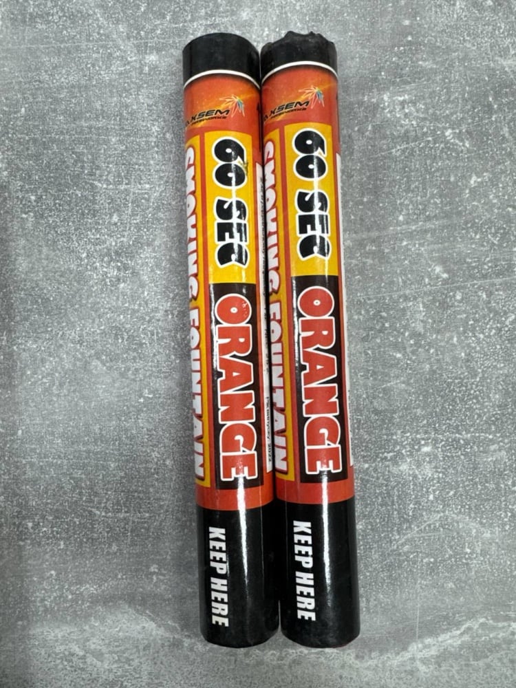 Дим кольоровий помаранчевий