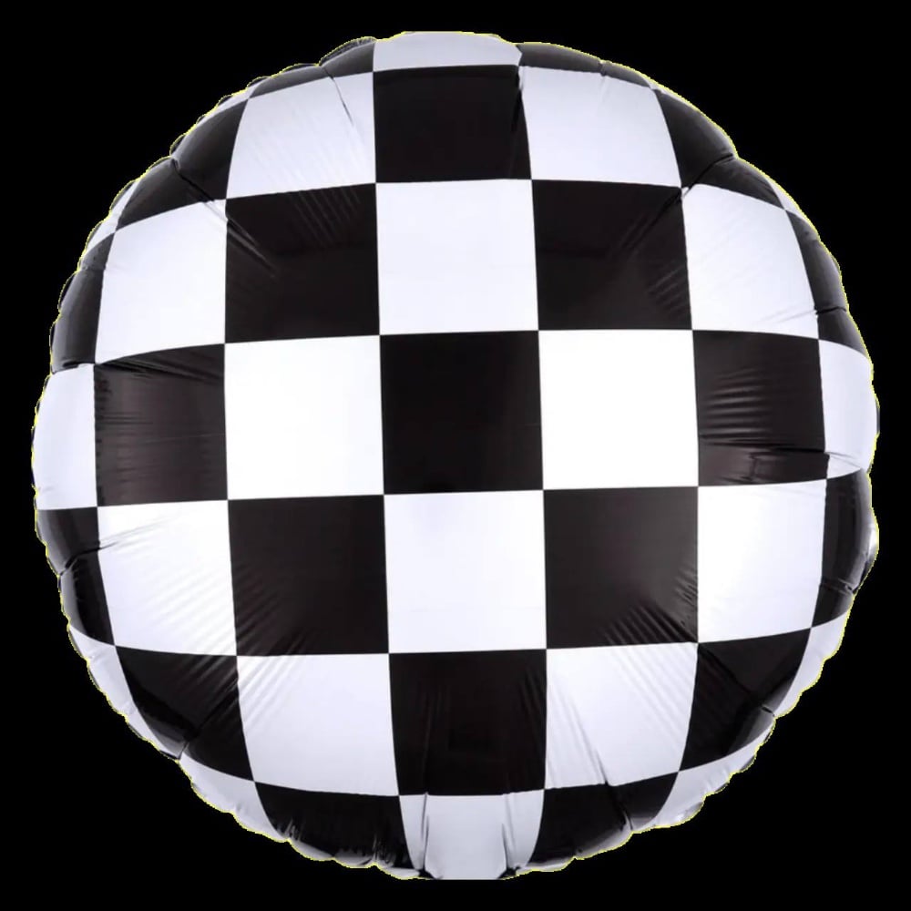 Коло 18" Шахова клітинка чорно-біла