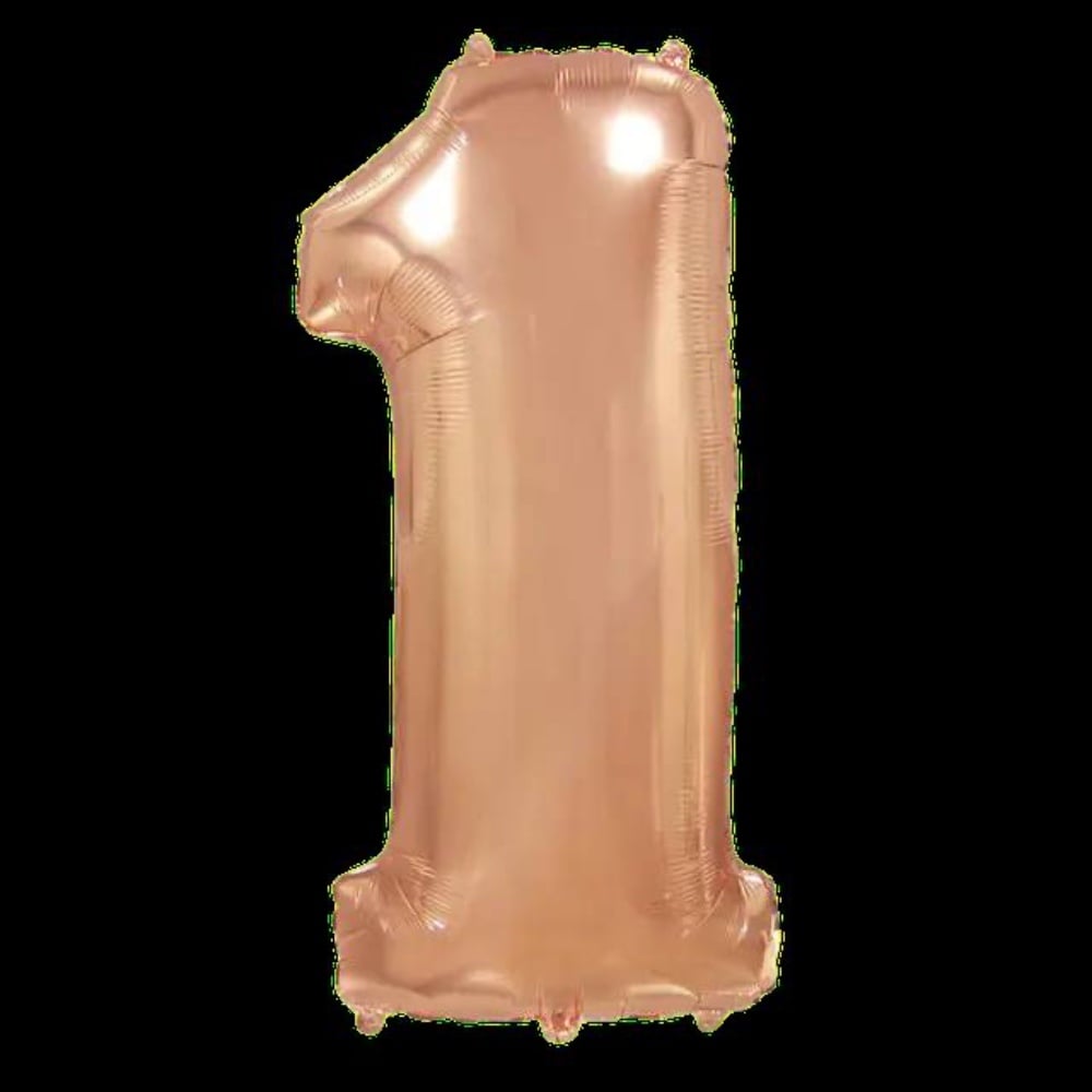 Цифра "1" Flexmetal 40" (102см) Рожеве Золото