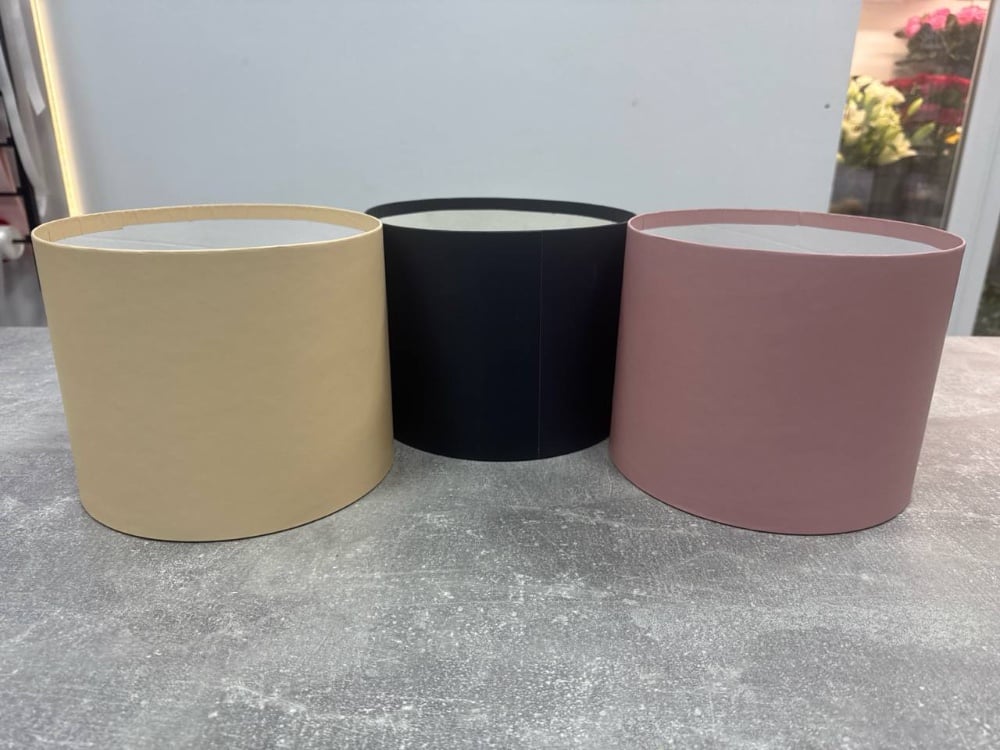 Коробка вологостійка велика (висота 15см; діаметр 20см)