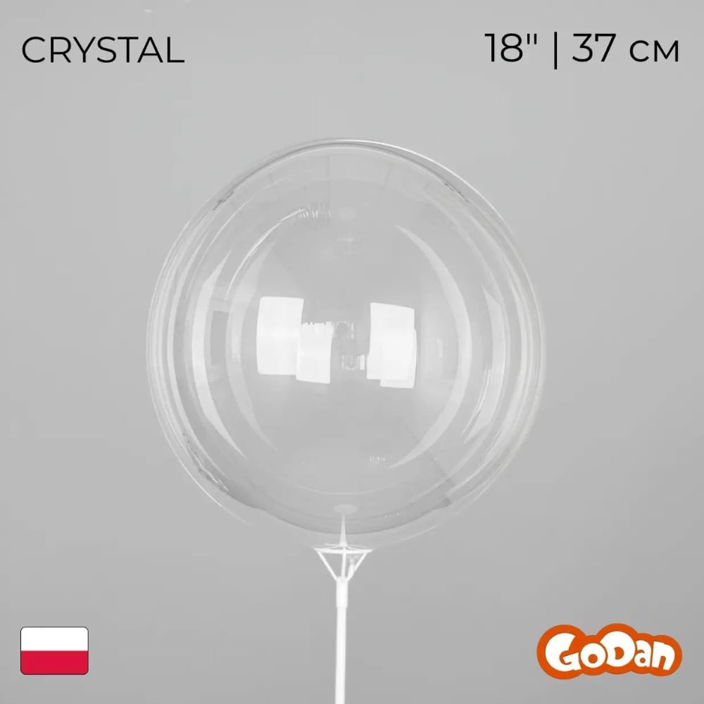 Куля Баблз Godan 18" Прозора