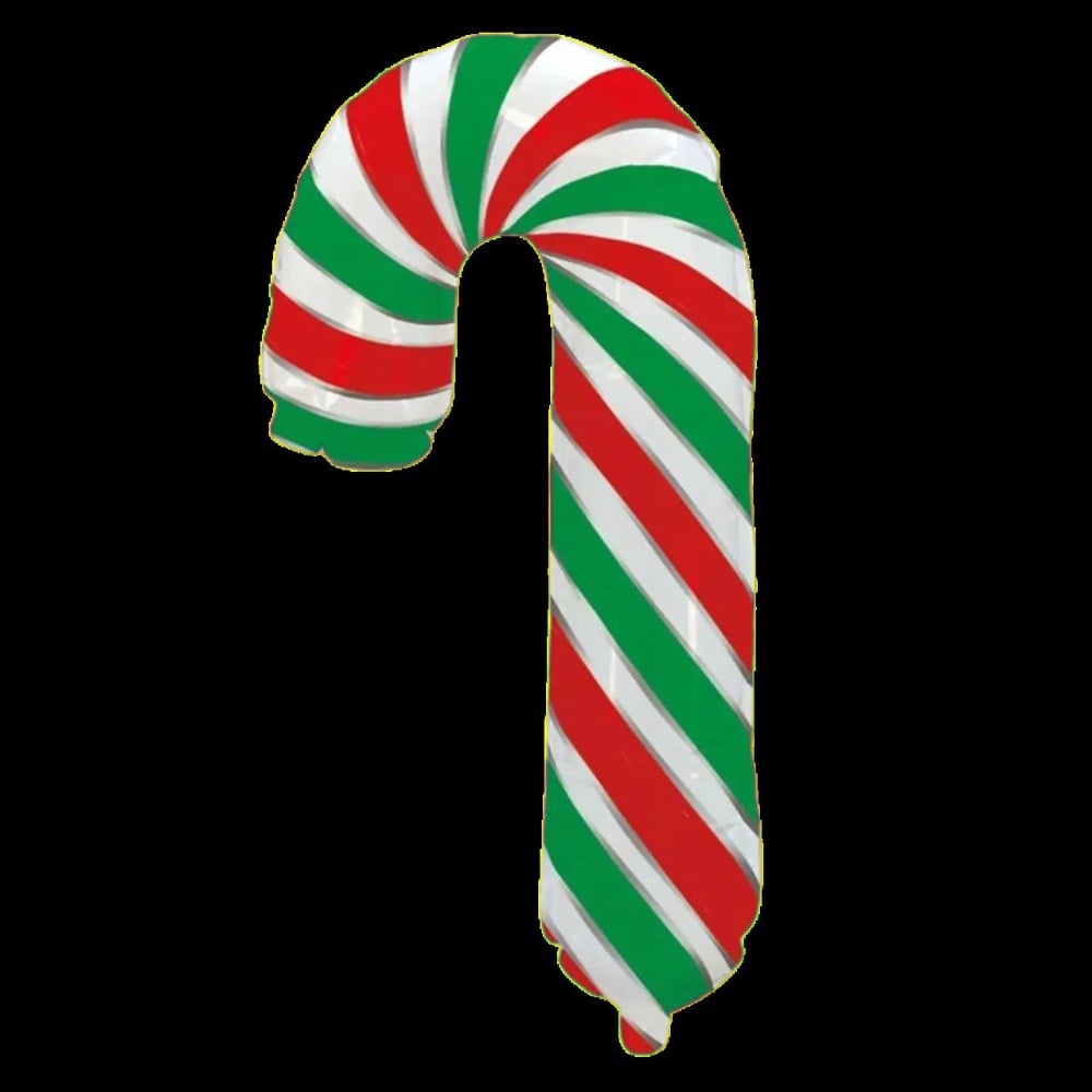 Фігура "Новорічна тростина" червоно-зелена Flexmetal