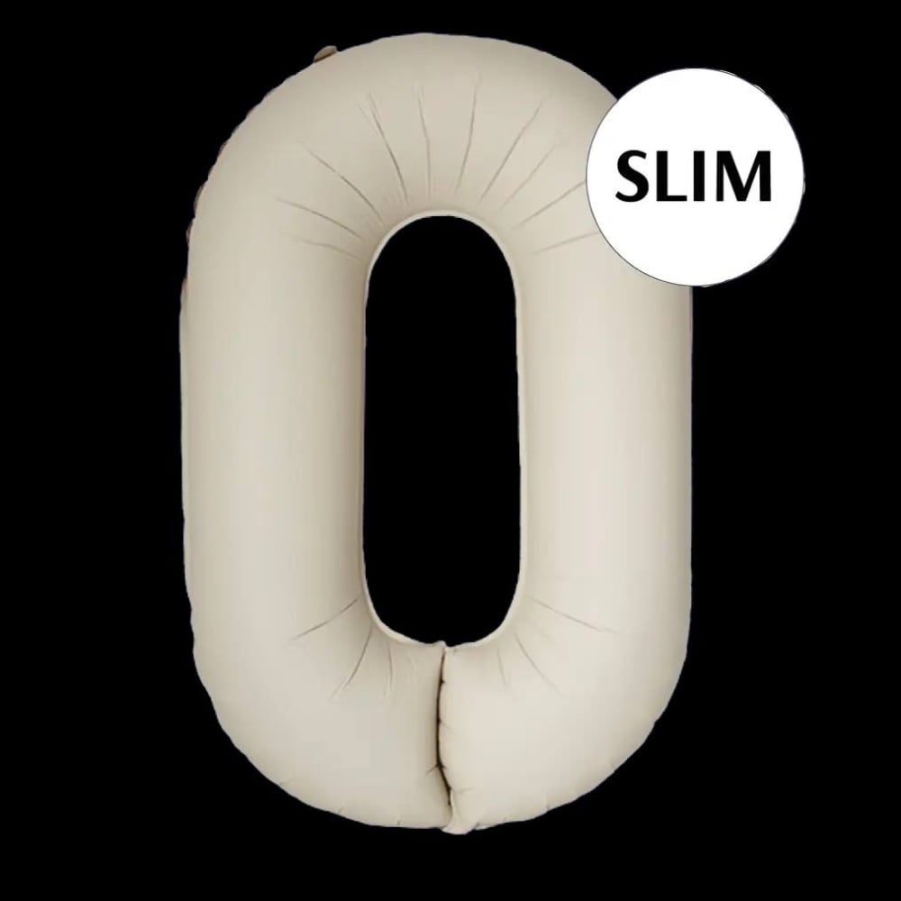 Цифра "0" Flexmetal 40" (102см) Сатин Кремова