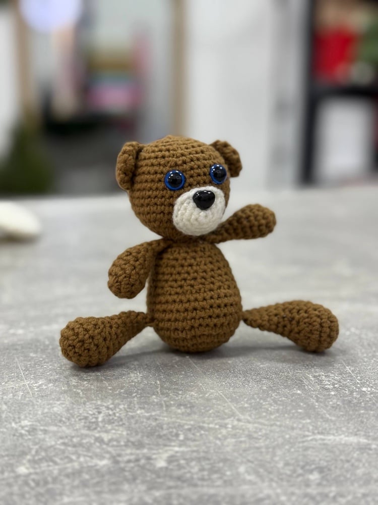 Ведмедик коричневий ручна робота