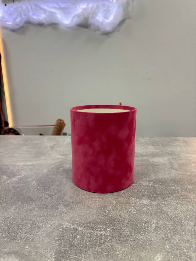 Коробка оксамитова середня