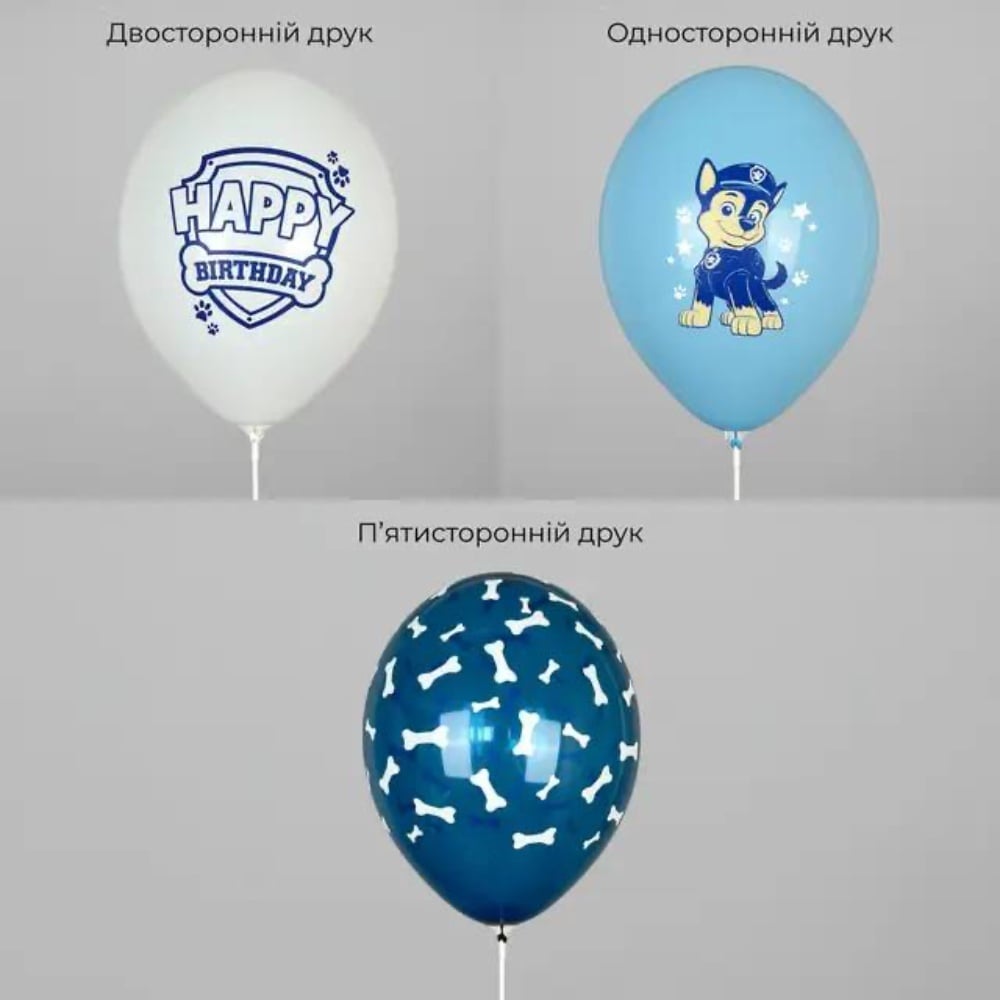 Кулька з принтом "Щенячий патруль" - Чейз Асорті Belbal 12"