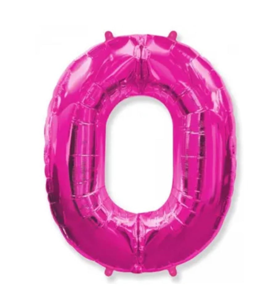 Цифра "0" Flexmetal 40" (102см) Фуксія