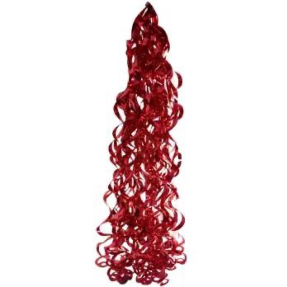 Спіраль-тассел металік червона