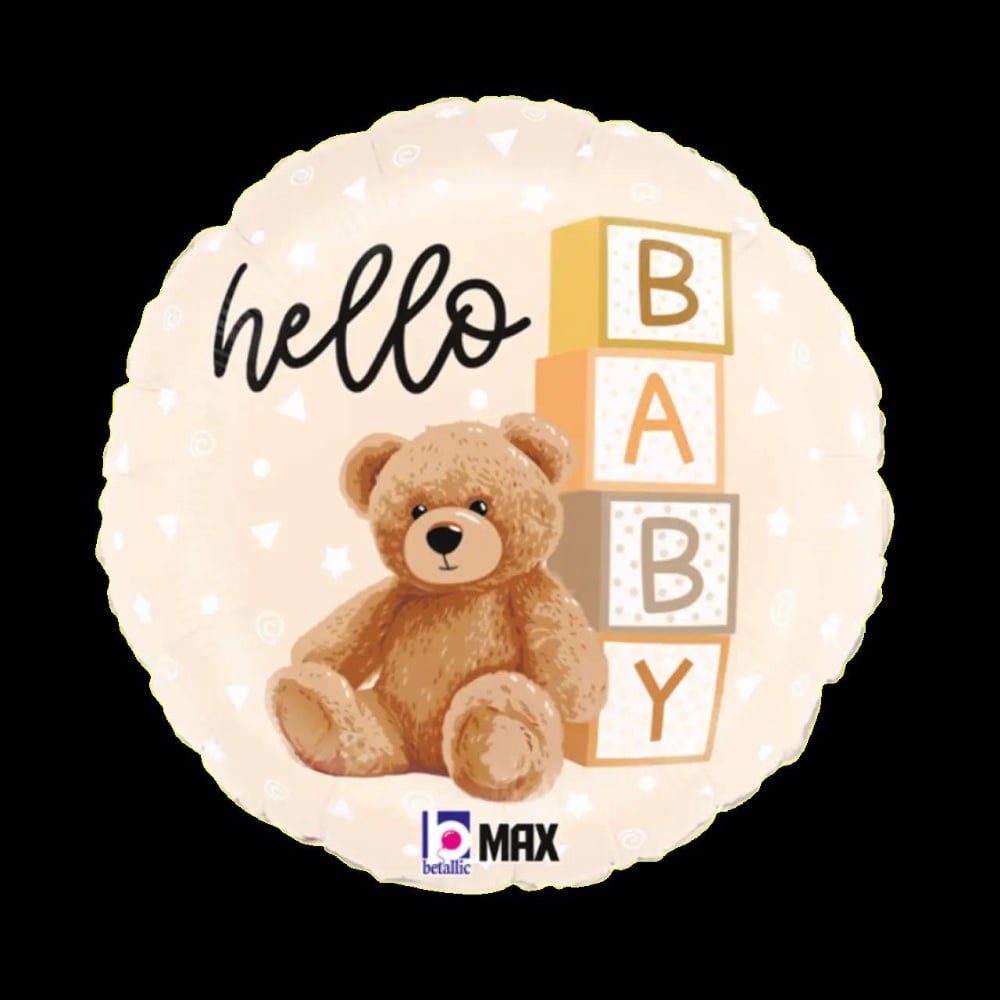 Фігура Коло "Hello Baby - Ведмедик" 18" Party Deco