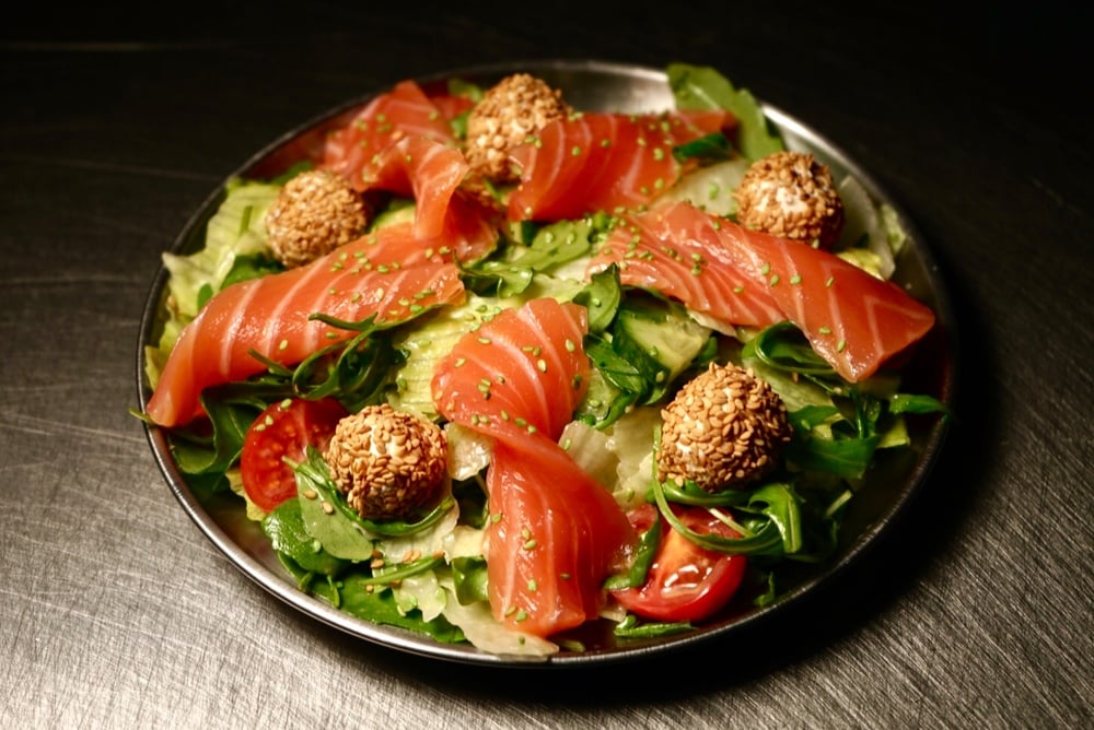 Ensalada con Salmon