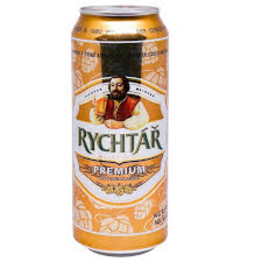 ПИВО RYCHTAR PREMIUM 12 СВІТЛЕ 0,5Л 5% Ж/Б (шт)