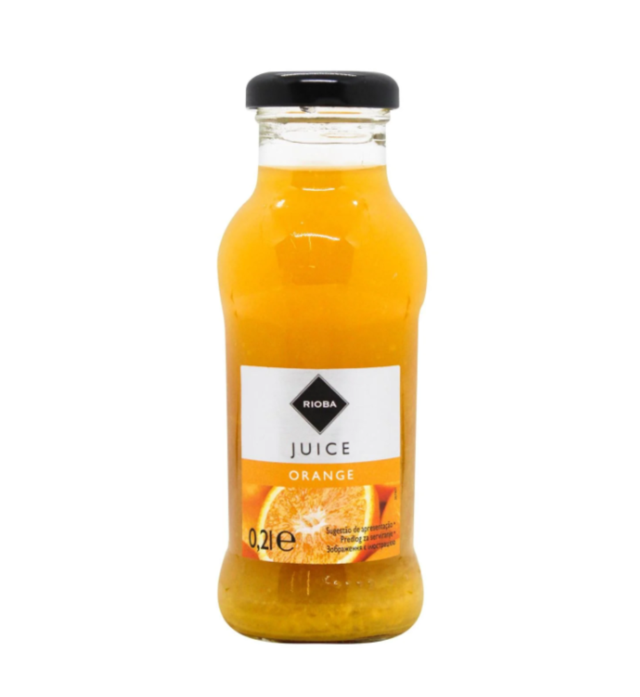 Сік апельсиновий 0,2л скло