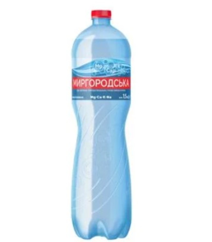 Вода  Миргородська, слабогазована 1,5л