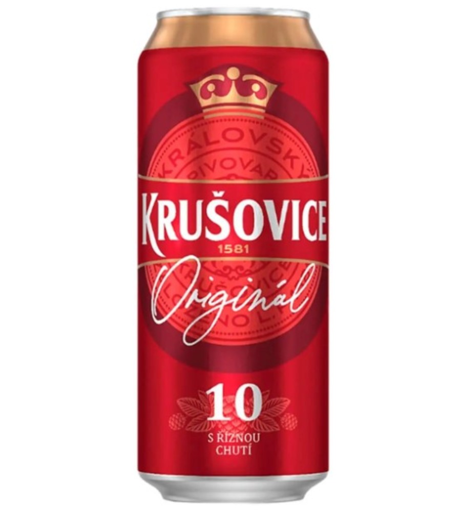 ПИВО KRUSOVICE KRALOVSKE ORIGINAL 10 СВІТЛЕ 0,5Л 4,2 % Ж/Б (шт)