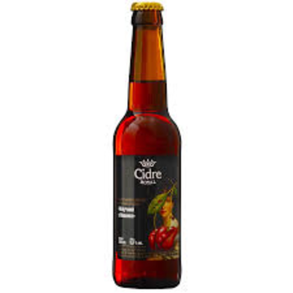 Сидр Cidre Royal Яблучний з вишнею, 0.33л 5%