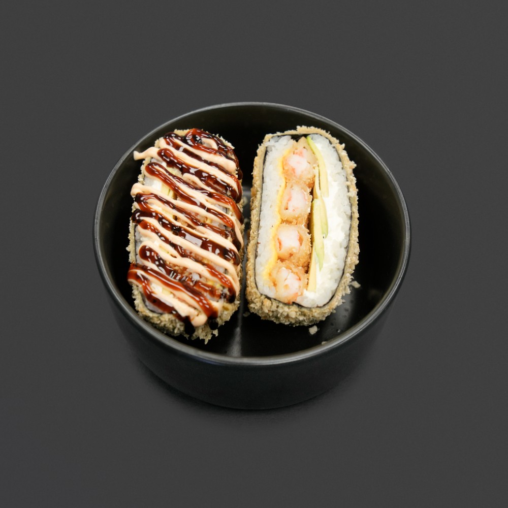 Суши бургер креветка панко