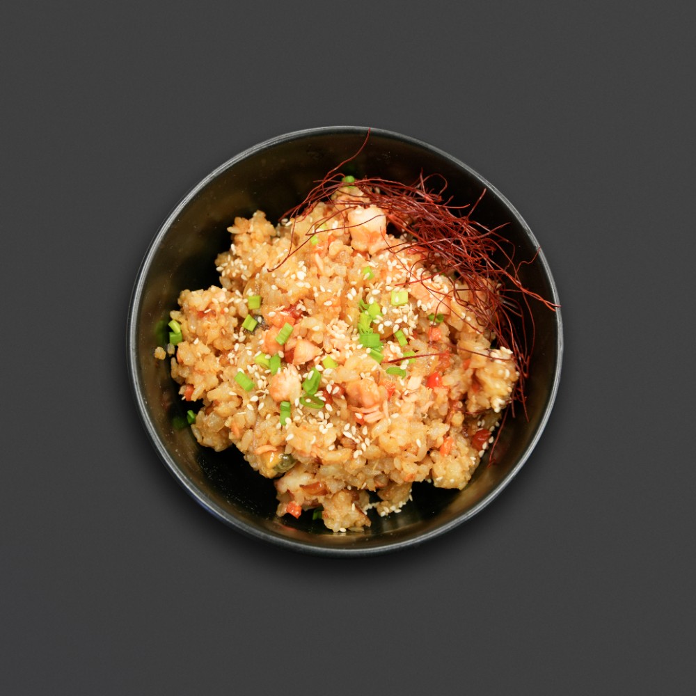 Тяхан з креветкою  