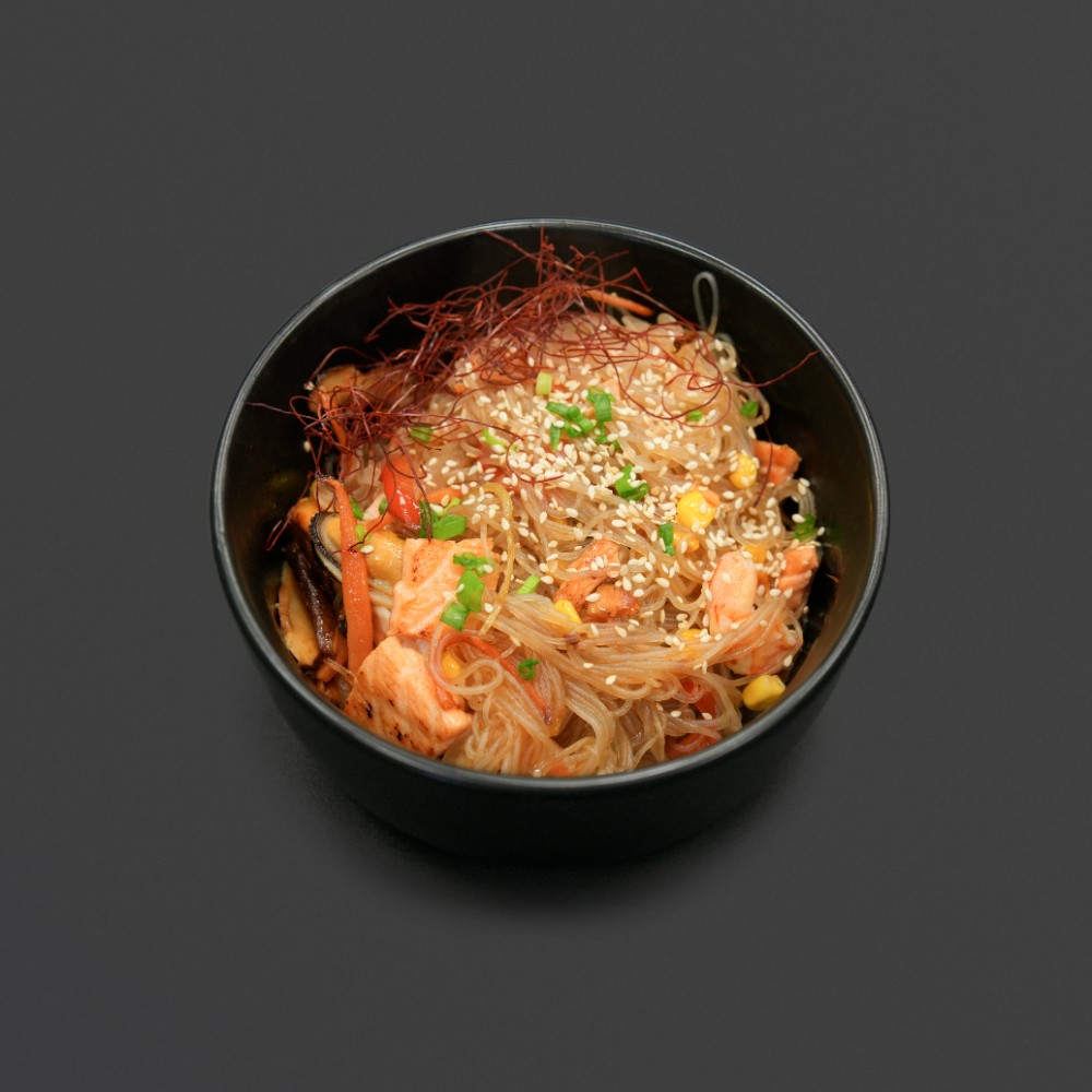 Фунчоза з морепродуктами