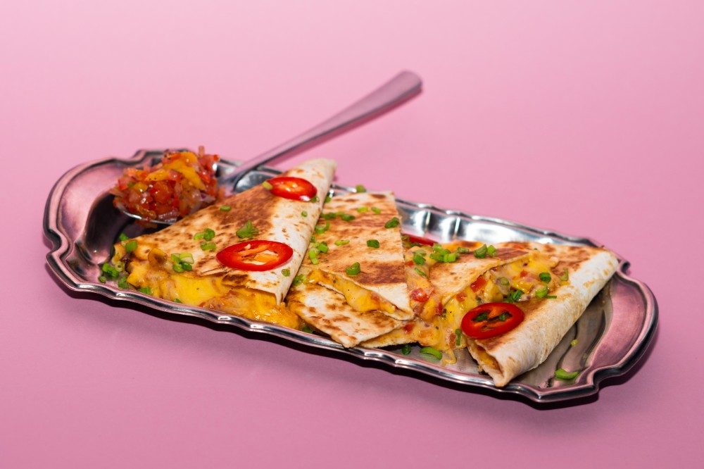 Кесаділья з креветкою