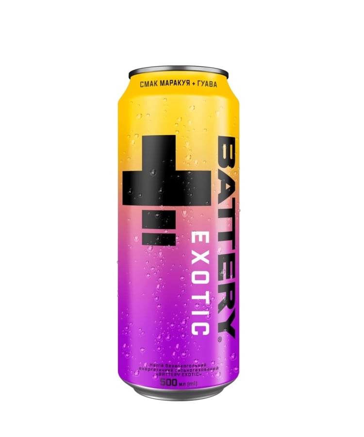 Напій енергетичний Battery exotic 0.33л