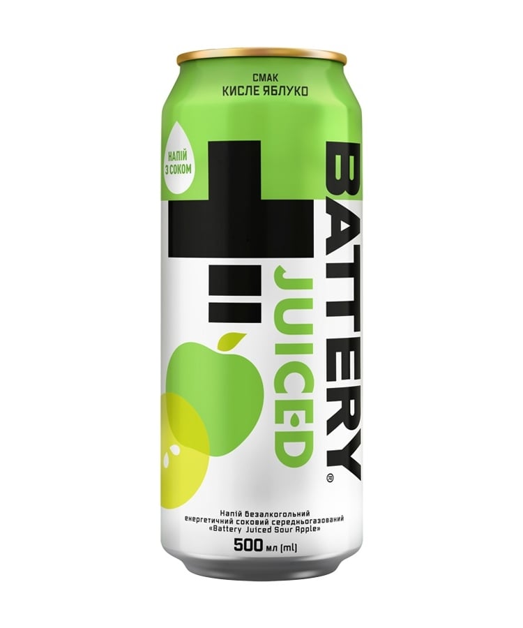 Напій енергетичний Battery Appple 0.5л
