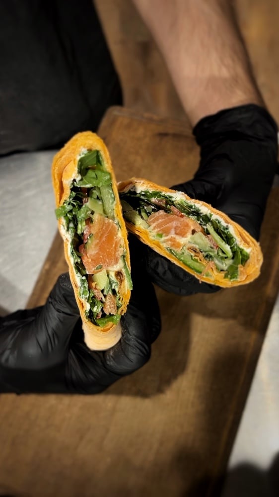 Шаурма з лососем