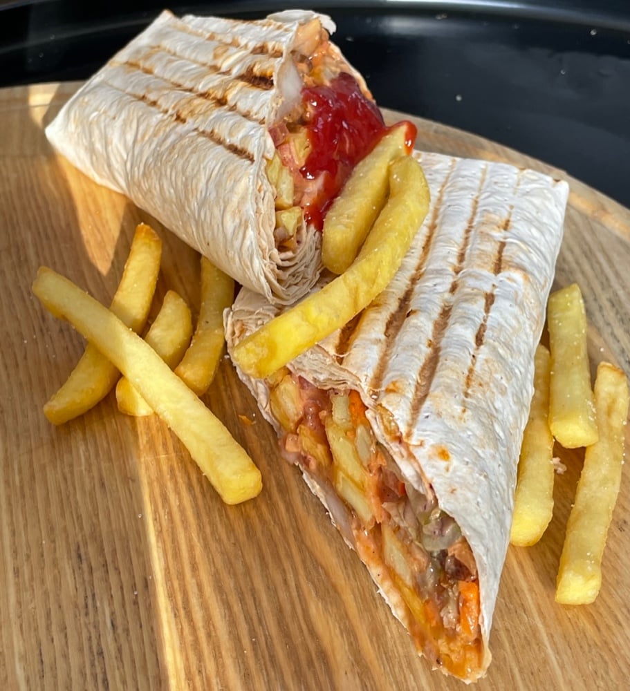 Шаурма з картоплею фрі