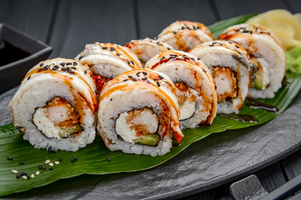 Вугор з креветкою темпура (280г)