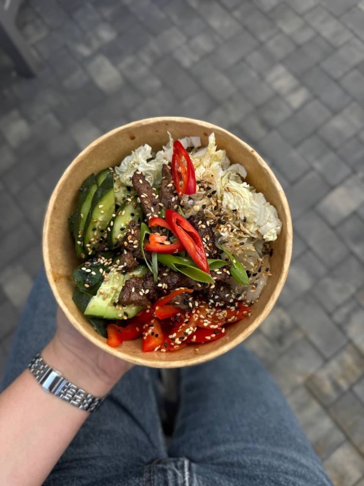 Салат з телятиною